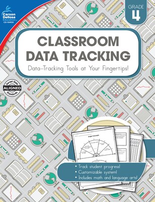 Carson-Dellosa Resource Book Classroom Data Tracking Grade 4 160 pages (104920)