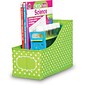 Teacher Created Resources Lime Polka Dots Book Bin (TCR20785)