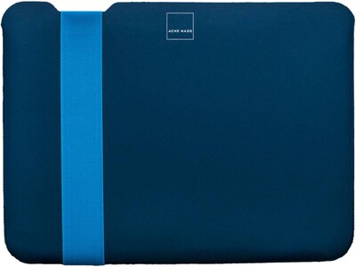 Acme Made Skinny StretchShell Neoprene Laptop Sleeve for 13.3 Laptops, Navy/Cobalt (AM10361)