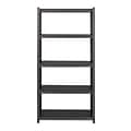 Iron Horse 3200 Concealed Rivet 5-Shelf Metal Stand Alone Shelving Unit, 36 W, Gray (20996)