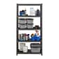 Iron Horse 3200 Concealed Rivet 5-Shelf Metal Stand Alone Shelving Unit, 36" W, Gray (20996)