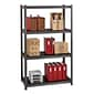 Iron Horse 3200 Concealed Rivet 4-Shelf Metal Stand Alone Shelving Unit, 36" W, Gray (20995)