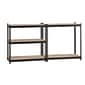 Iron Horse 2300 lb. Rivet Series 5-Shelf Metal/Particle Board Shelving Unit, 36" W, Black (20992)