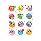 Carson-Dellosa Colorful Owls Stickers, Assorted, 72/Pack (168145)
