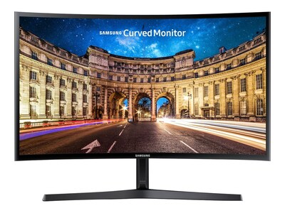 Samsung CF396 Series 24 Curved LED Monitor, High Glossy Black  (LC24F396FHNXZA)