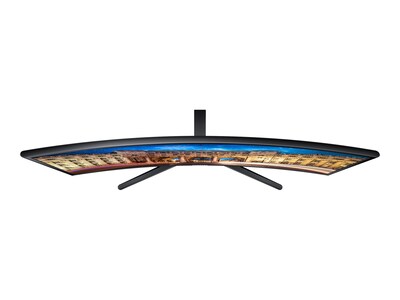 Samsung CF396 Series 24" Curved LED Monitor, High Glossy Black  (LC24F396FHNXZA)