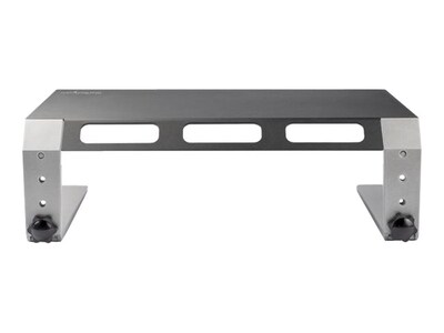 StarTech Monitor Riser Stand - Height Adjustable - Steel & Aluminum Stands, Up to 32, Gray (MONSTND