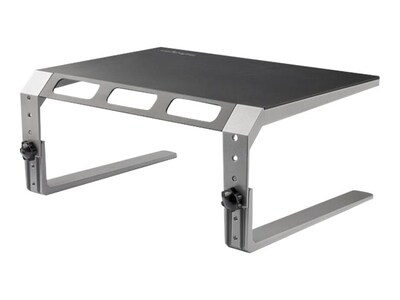 StarTech Monitor Riser Stand - Height Adjustable - Steel & Aluminum Stands, Up to 32", Gray (MONSTND)