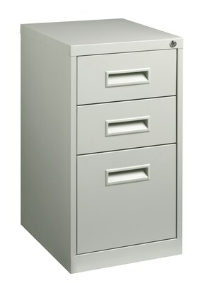 Hirsh Hl10000 3 Drawer Mobile Pedestal File Cabinet W Recessed