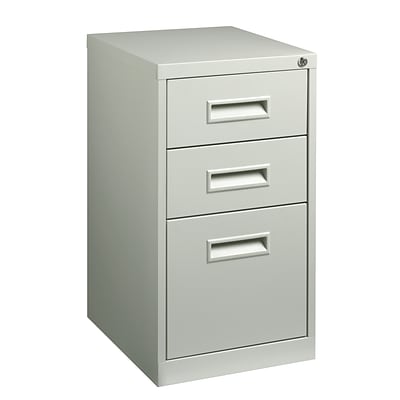 Hirsh Hl10000 3 Drawer Mobile Pedestal File Cabinet W Recessed