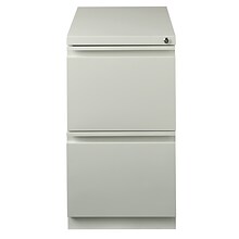 2-Drawer Mobile File Cabinet, Gray, 23 Deep (19307)