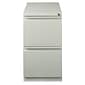 2-Drawer Mobile File Cabinet, Gray, 23" Deep (19307)