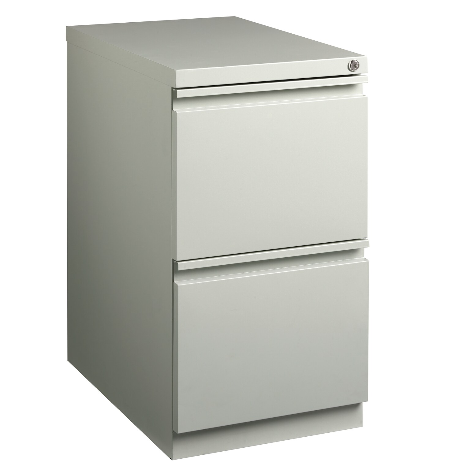 Hirsh 23 Mobile File Cabinet with Wheels, 2 Drawers, Gray (19307)