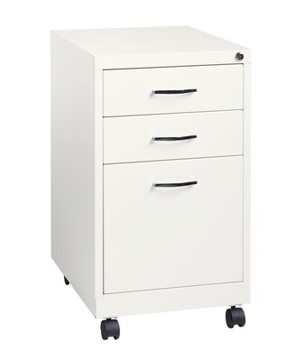 Space Solutions 3 Drawer Mobile File Cabinet With Wheels Letter