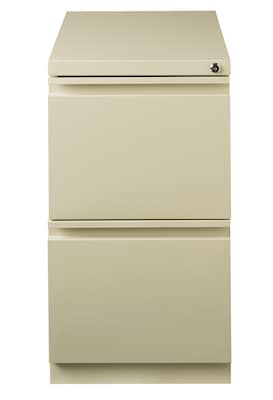 2-Drawer Mobile File Cabinet, Putty, 23" Deep (19305)
