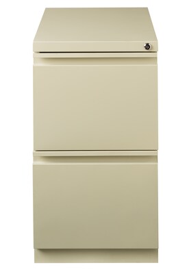 2-Drawer Mobile File Cabinet, Putty, 23 Deep (19305)