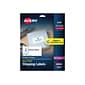 Avery Easy Peel Laser Shipping Labels, 2" x 4", White, 10 Labels/Sheet, 25 Sheets/Pack (6528)