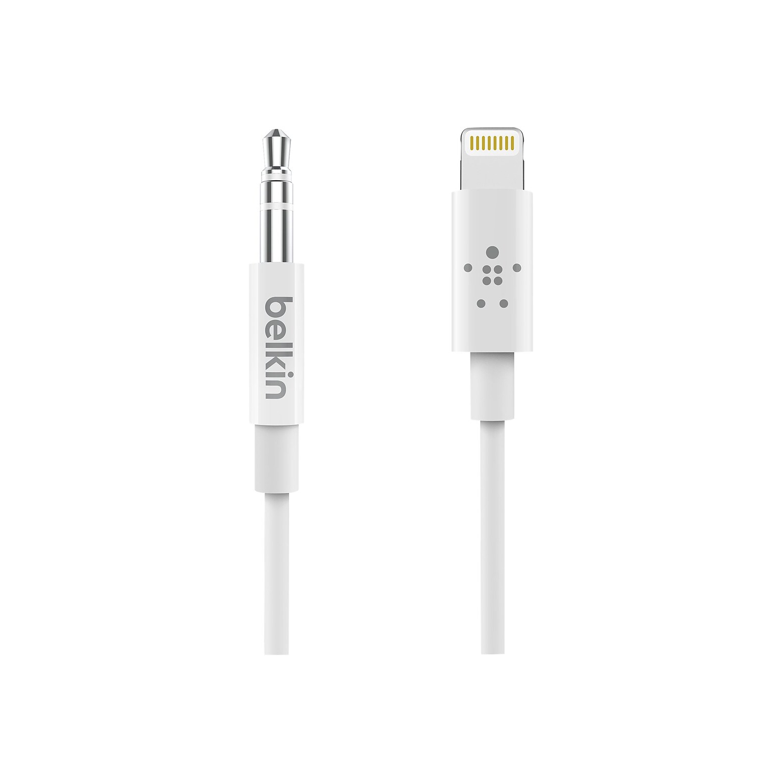 Belkin Lightning Audio Cable for iPhone/iPad/iPod Touch, White (AV10172bt06-WHT)