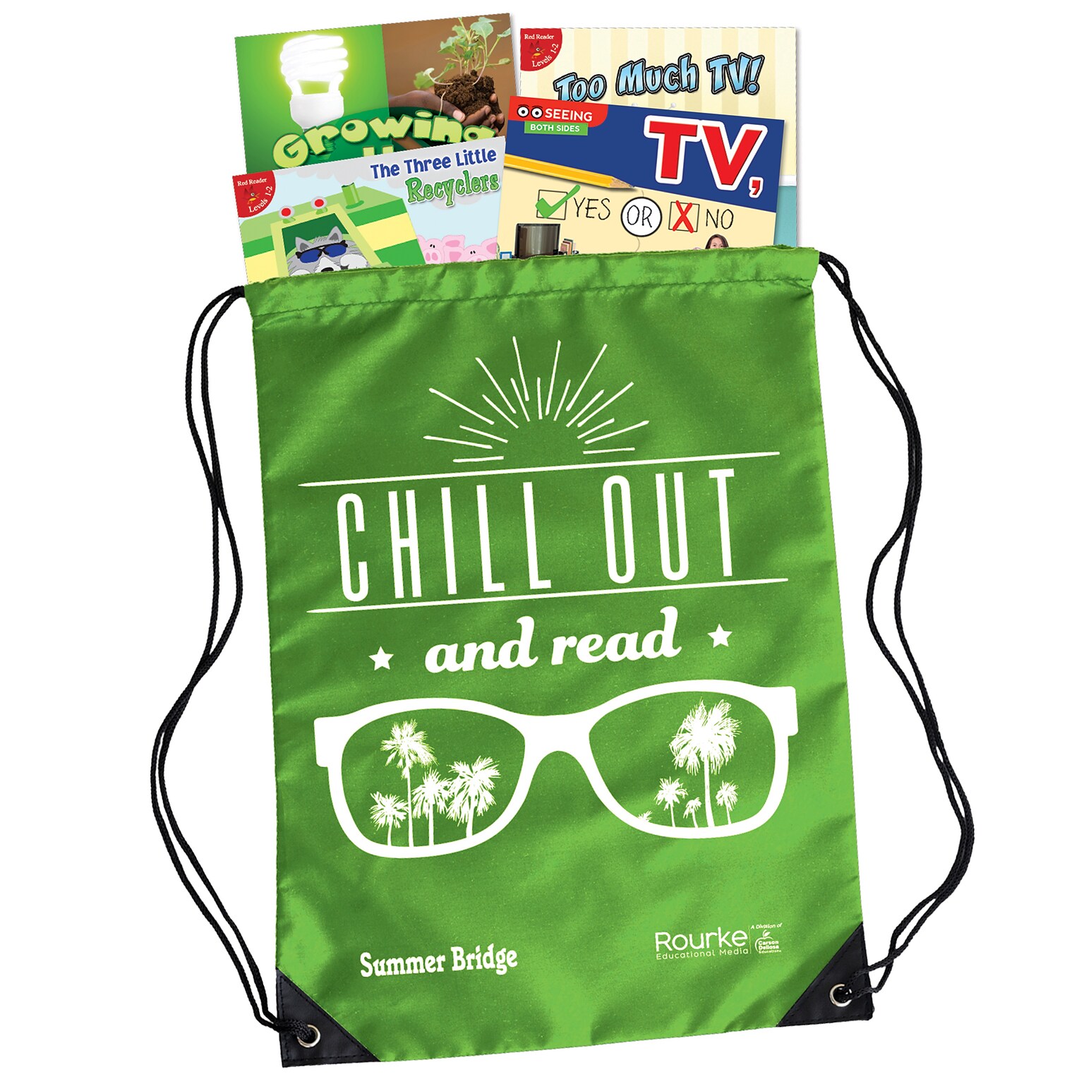 Summer Bridge Essentials Backpack Paperback, Grades 1-2, 8 Pieces/Set (9781643696355)