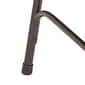 NPS #303 Premium All-Steel  Brace Double Hinge Folding Chairs, Brown/Brown - 4 Pack