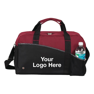 Custom Atchison® Center Court Duffel Bag; 10-1/2x18, (QL43281)