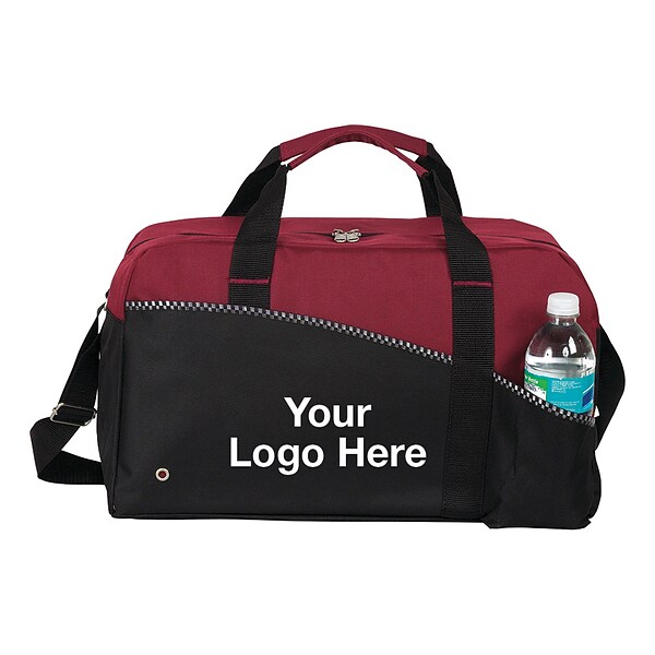Custom Atchison® Center Court Duffel Bag; 10-1/2x18
