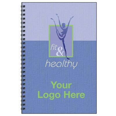 Custom Full Color Food & Fitness Journal Book