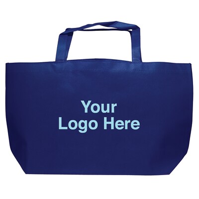 Custom Budget Shopping Tote Bag; 12x19-3/4", (QL47975)