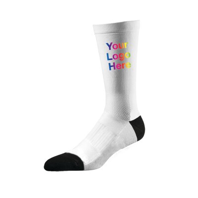 Custom Full Color Strideline One Press Promo Socks