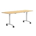 Union & Scale™ Workplace2.0™ Nesting Training Table, 24X72, Maple (UN56128)