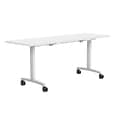 Union & Scale™ Workplace2.0™ Flip Top Nesting Training Table 24X72, White