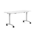 Union & Scale™ Workplace2.0™ Flip Top Nesting Training Table 24X60, White