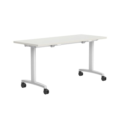 Union & Scale™ Workplace2.0™ Nesting Training Table, 24 X 60, Silver Mesh (UN56115)