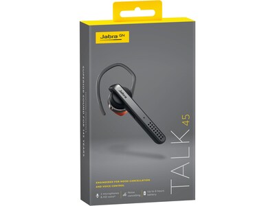 jabra Talk 45 100-99800900-02 In the Ear Bluetooth Headset, Silver