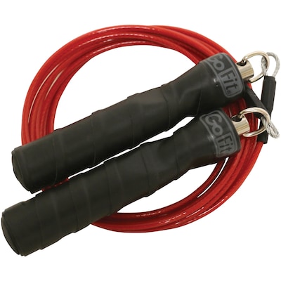 Gofit Pro Cable Jump Rope, Red (GOFGFPCR9)