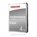 Toshiba X300 HDWE140XZSTA 4TB SATA 6 Gb/s Performance Desktop and Gaming Internal Hard Drive