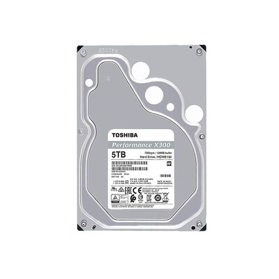 Toshiba X300 HDWE150XZSTA 5TB SATA 6 Gb/s Performance Desktop and Gaming Internal Hard Drive