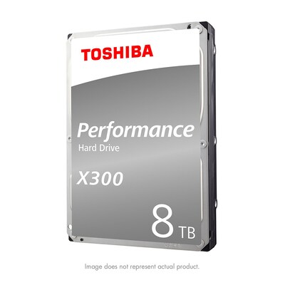 Toshiba X300 HDWF180XZSTA 8TB SATA 6 Gb/s Performance Desktop and Gaming Internal Hard Drive