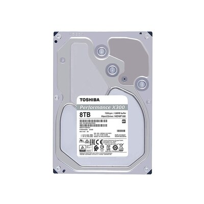 Toshiba X300 HDWF180XZSTA 8TB SATA 6 Gb/s Performance Desktop and Gaming Internal Hard Drive