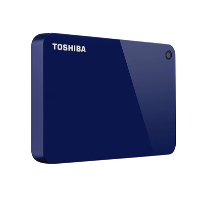 Toshiba Canvio Advance HDTC910XL3AA 1TB USB 3.0 Portable External Hard Drive, Blue