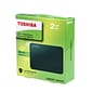 Toshiba Canvio Basics HDTB420XK3AA 2TB USB 3.0 Portable External Hard Drive, Black