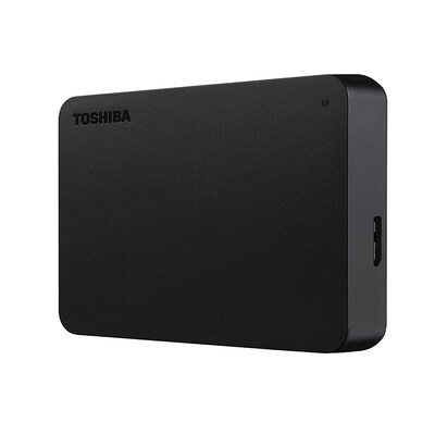Toshiba Canvio Basics HDTB440XK3CA 4TB USB 3.0 Portable External Hard Drive, Black