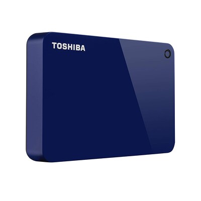 Toshiba Canvio Advance HDTC940XL3CA 4TB USB 3.0 Portable External Hard Drive, Blue