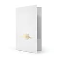 Custom Legal Two Pocket Presentation Folders, 9 x 14.5, White Smooth 80#, 1 Standard Foil, 50/Pack