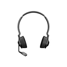 Jabra Engage Wireless Noise Canceling Stereo Computer Over-the-Ear Headset, MS Certified, Black (955