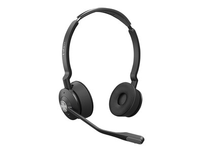 Jabra Engage Wireless Noise Canceling Stereo Computer Over-the-Ear Headset, MS Certified, Black (9559-583-125)