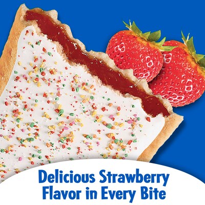 Pop-Tarts Frosted Strawberry Toaster Pastries, 3.67 oz., 6/Box (KEL31732)