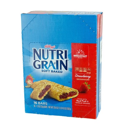 Nutri-Grain Strawberry Breakfast Bar, 1.3 oz., 16 Bars/Box (511386)