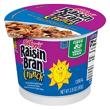Kelloggs Raisin Bran Crunch Cereal, 2.8 oz., 6/Box (KEE3800012474)