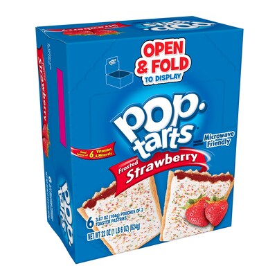 Pop Tarts Toaster Pastries Frosted Strawberry